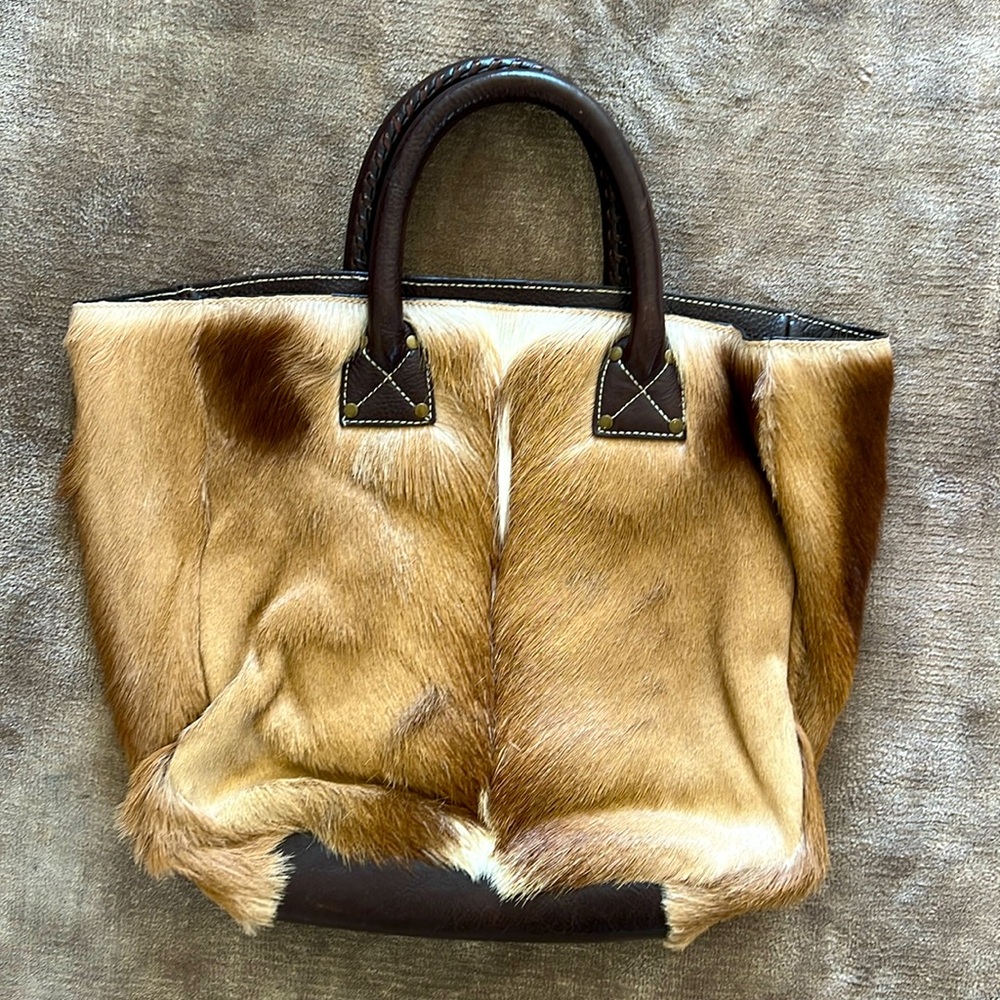 Gorgeous Club Monaco Real Hide Tote Bag